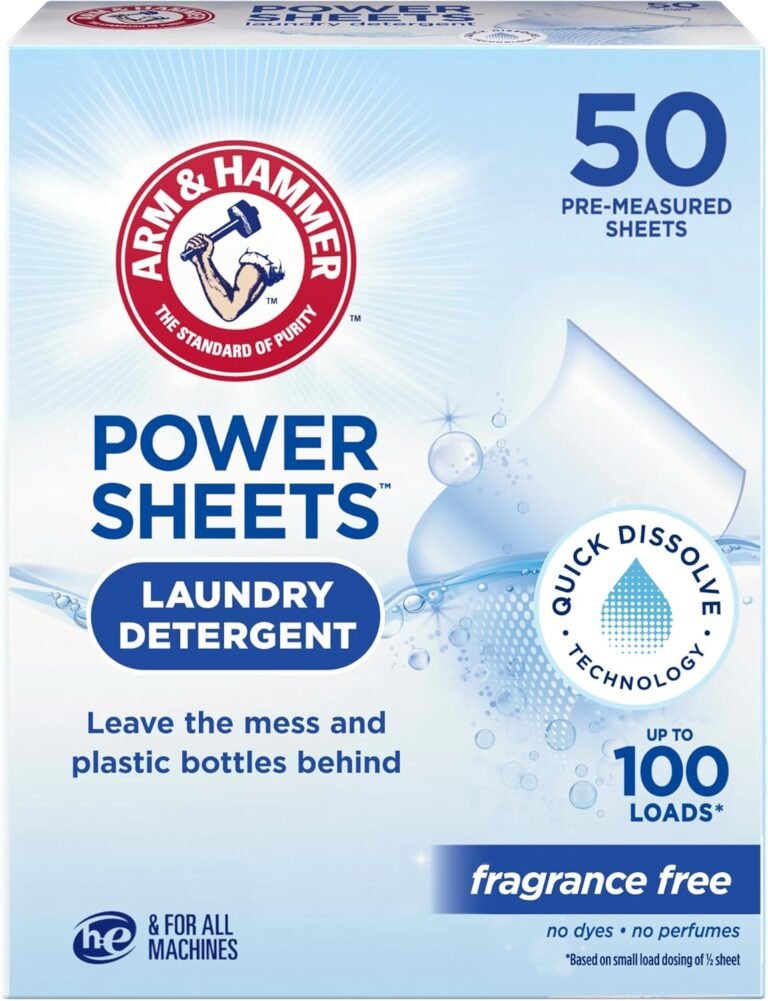 Travel-sized laundry detergent