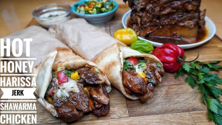 BANGING HOT HONEY HARISSA JERK SHAWARMA CHICKEN WITH SWEETCORN SALSA