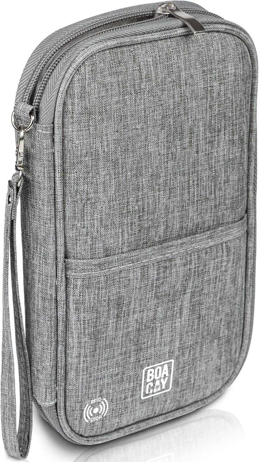 Travel organizer for documents