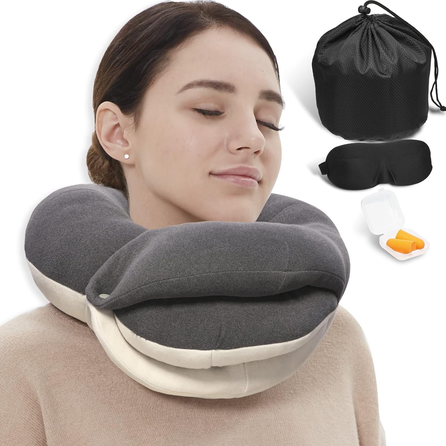 Travel pillow for flights