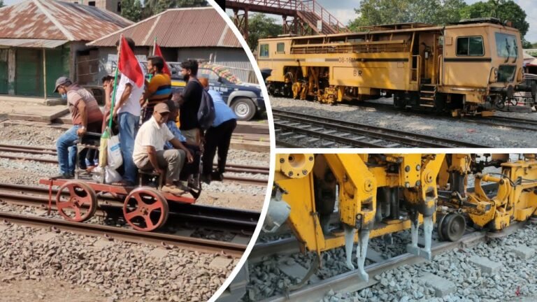 Bangladeshi Train Line (Railway) Repair New Technology