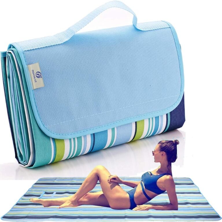 Portable beach mat