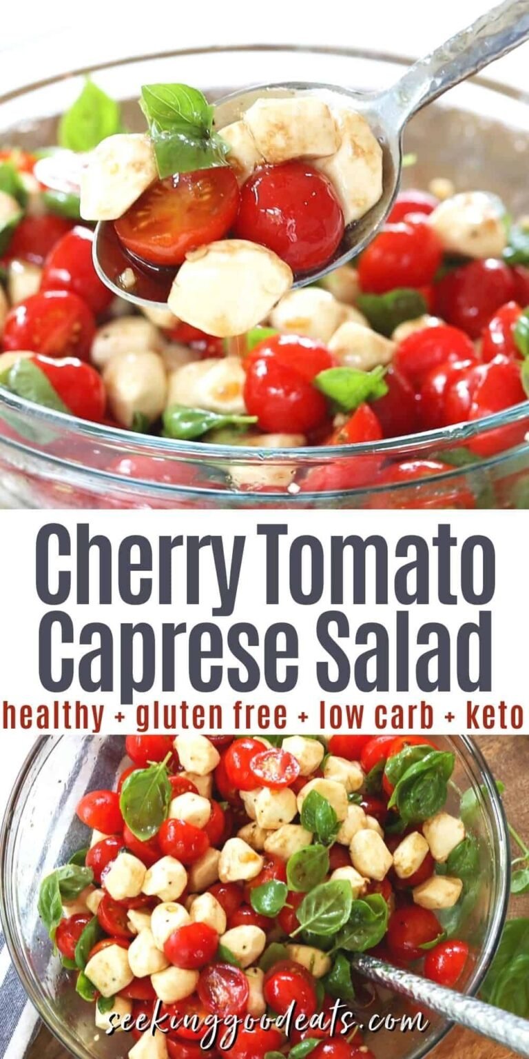 Best Caprese Salad with Cherry Tomatoes + Video | Seeking Good Eats