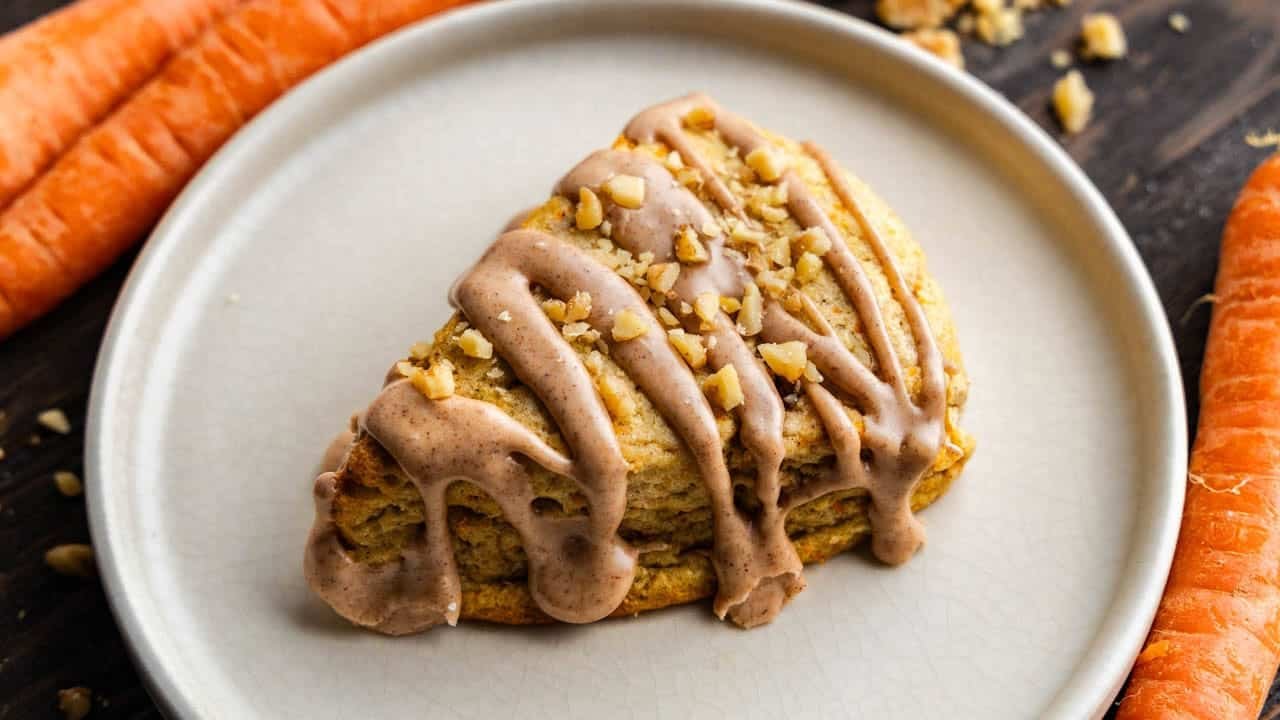 Carrot Cake Scones - The Stay At Home Chef