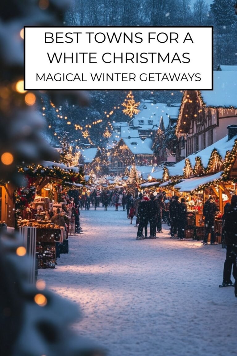 Charming White Christmas Towns You'll Love This Season