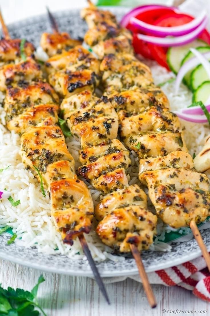 Chicken Souvlaki  Recipe | ChefDeHome.com