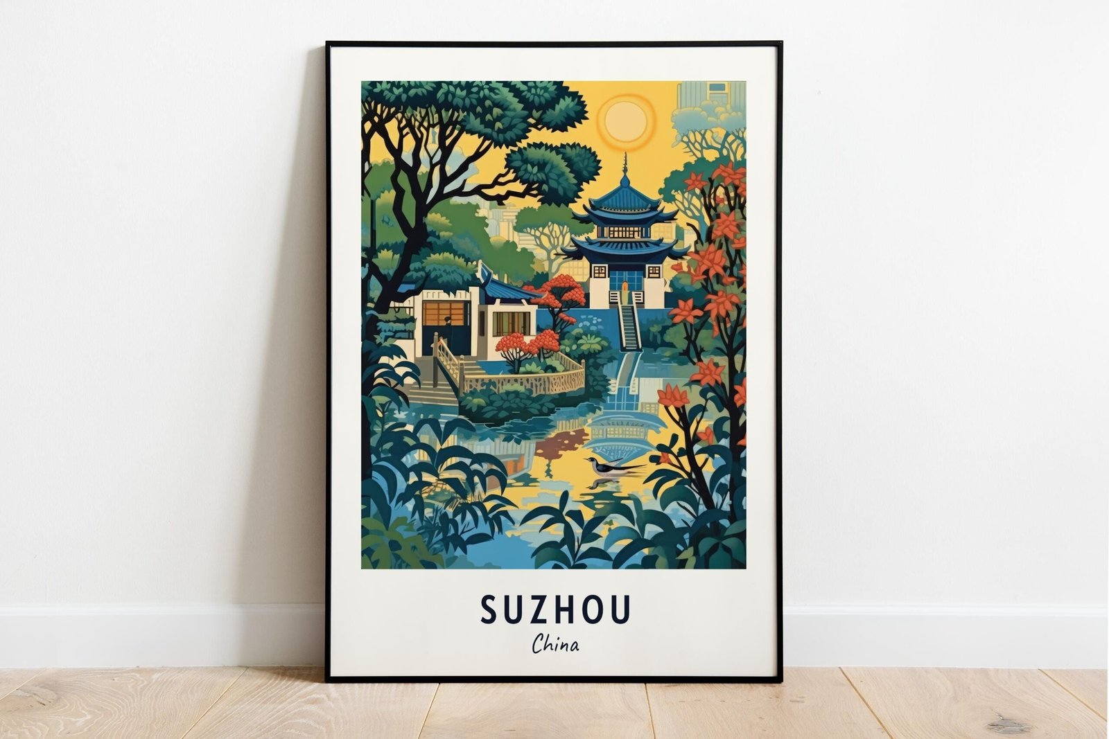 Classical Gardens Of Suzhou Travel Print Wall Art, Suzhou - China City Print, Classical Gardens Of Suzhou Travel Gift, Digital Download