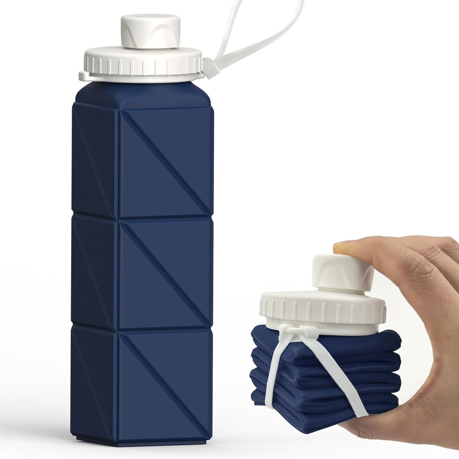Reusable water bottle for flights