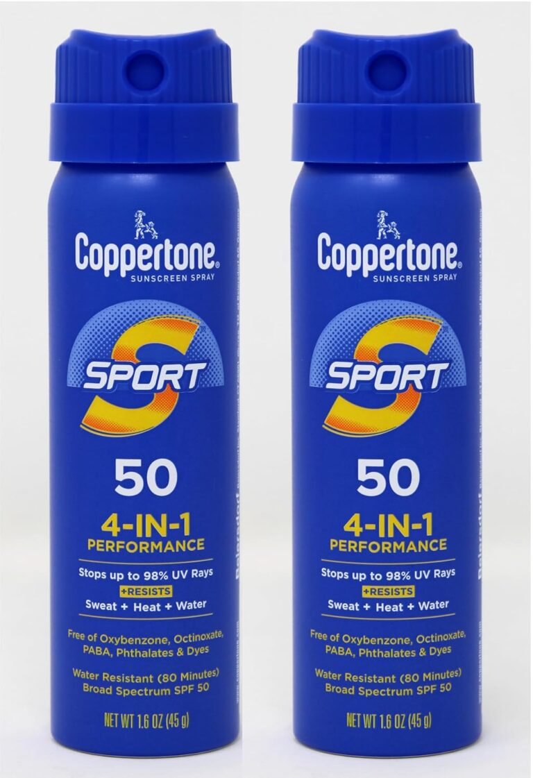 Travel-sized sunscreen