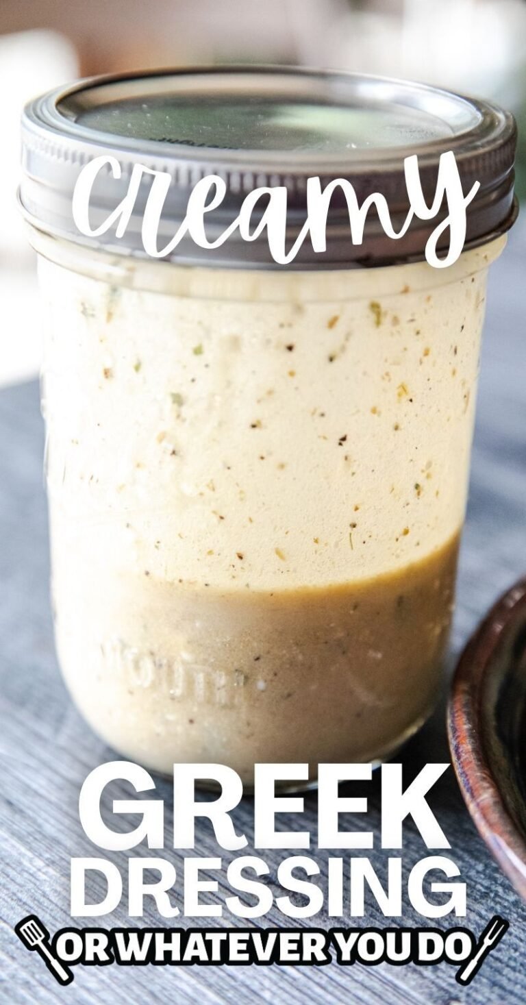 Creamy Greek Salad Dressing