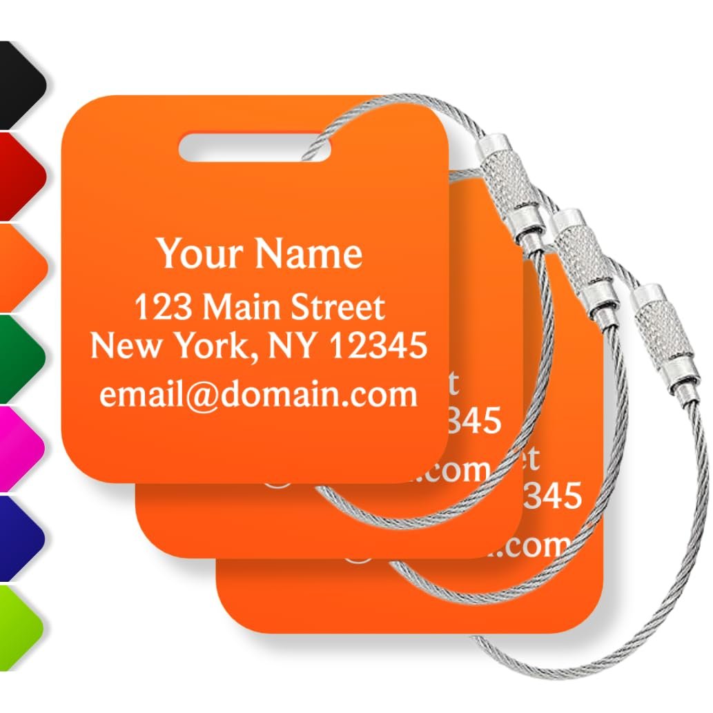 Luggage tags for easy identification