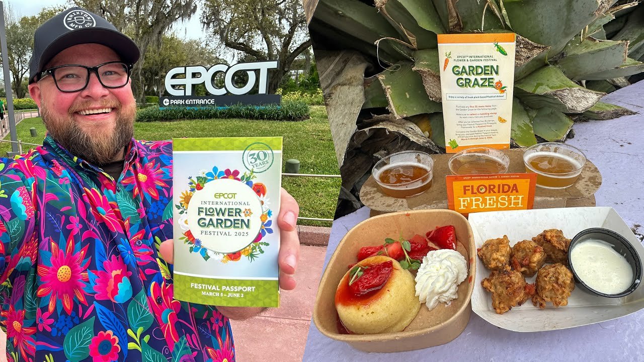 EPCOT Flower & Garden Festival 2025: Trying 20 Food &