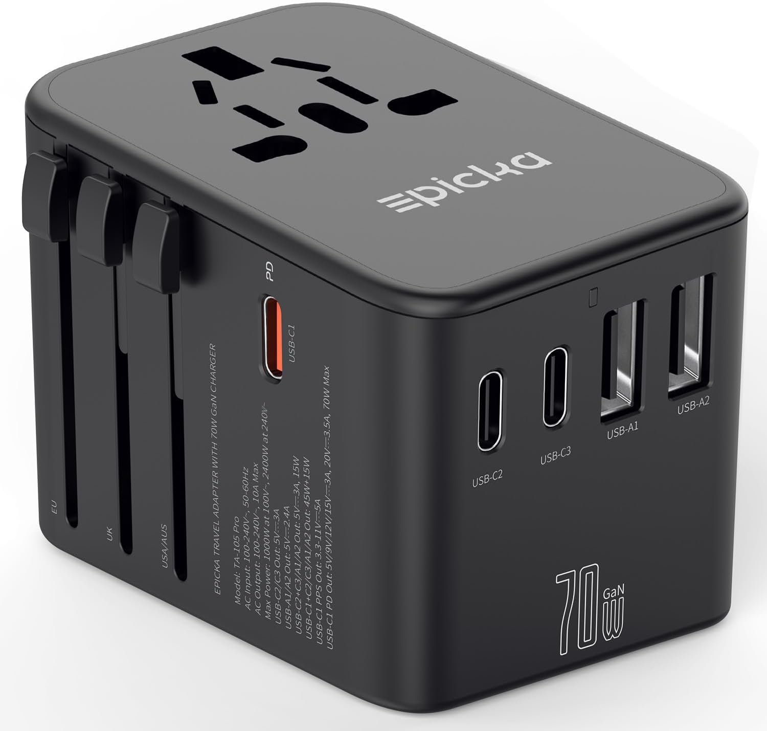 Universal travel adapter for cruise
