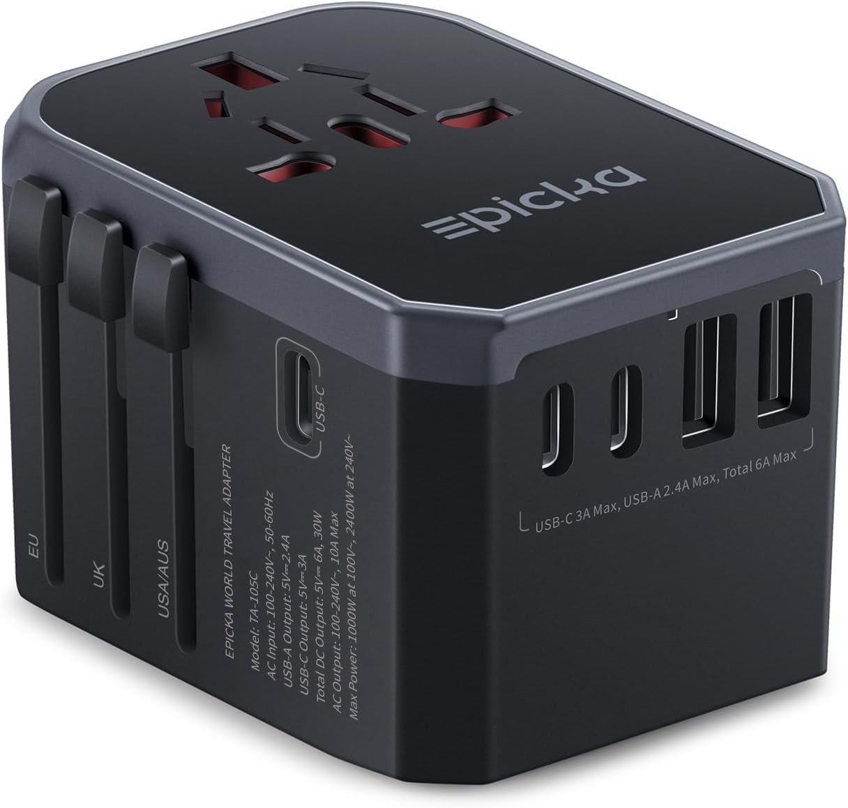 Universal travel adapter for cruise
