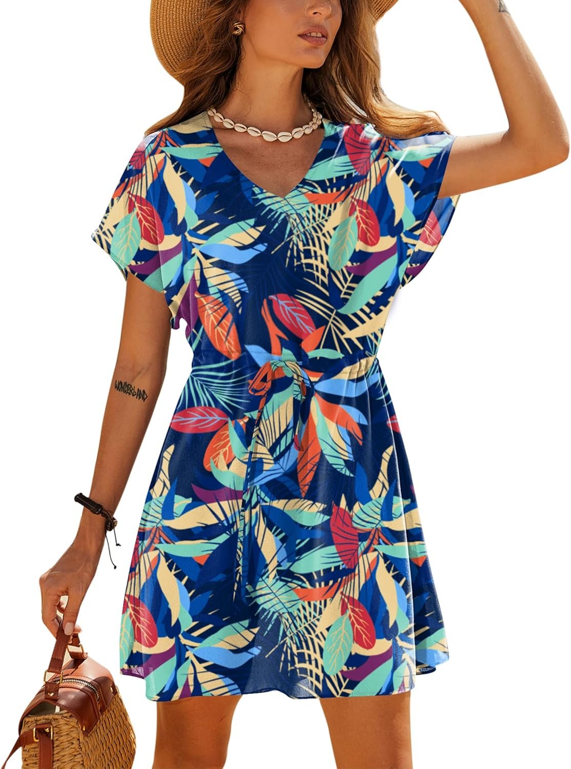 Swimwear cover-up for cruise