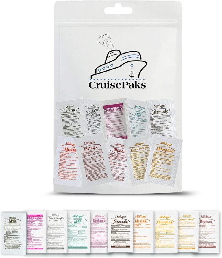 Travel first aid kit for cruises