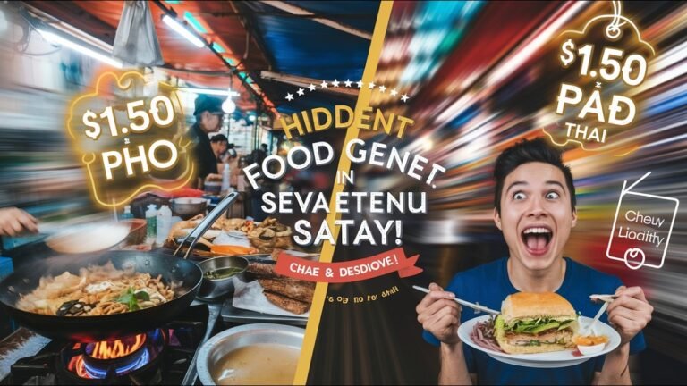 Travel and food Street food