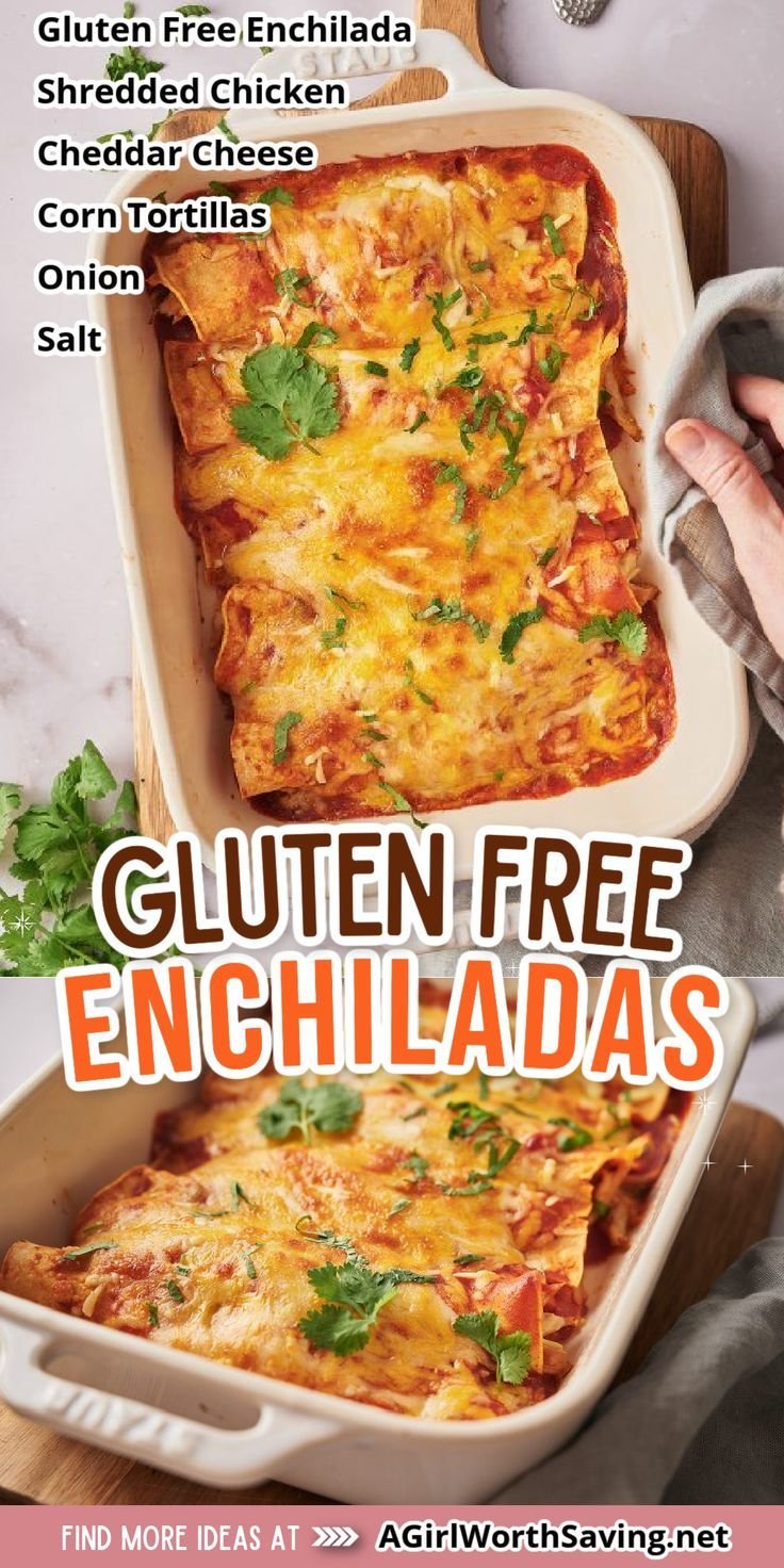 Gluten Free Enchiladas that will blow your tastebuds away!