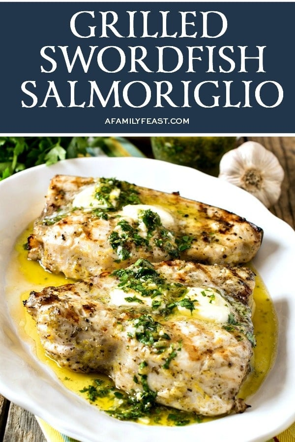 Grilled Swordfish Salmoriglio