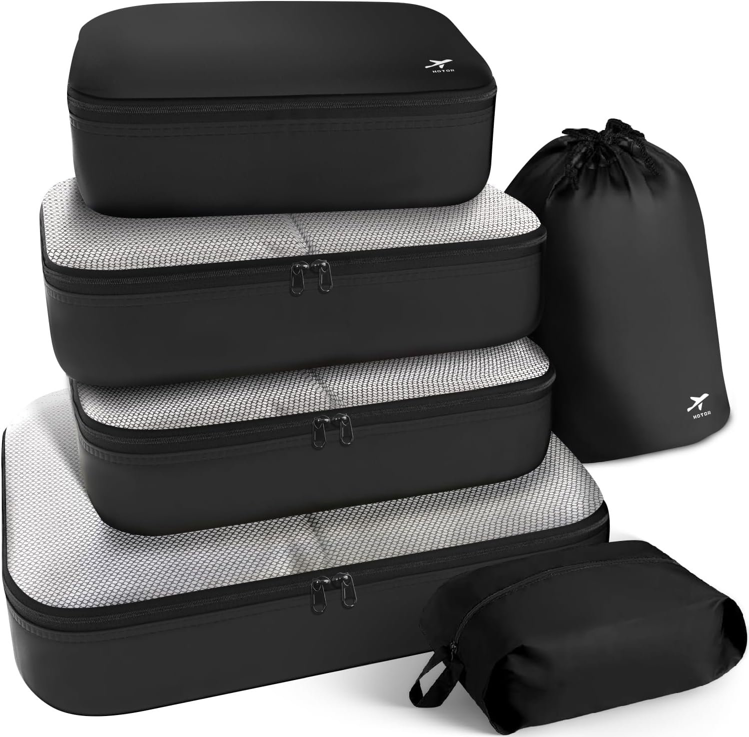 Luggage organizer packing cubes