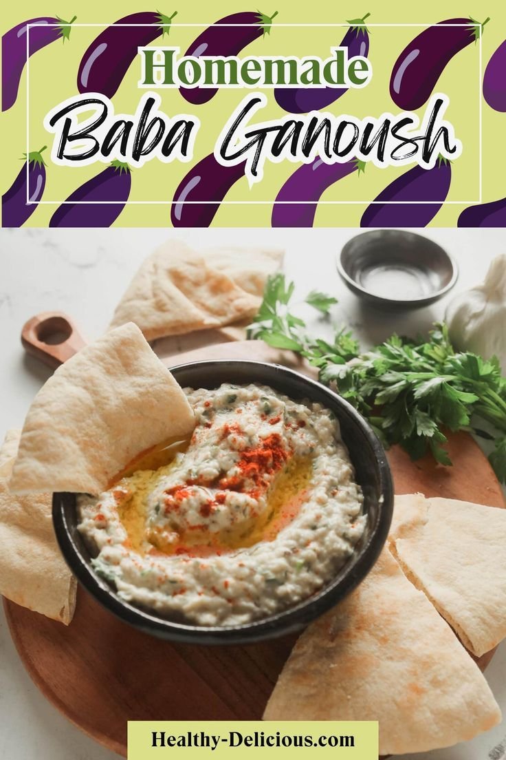 Homemade Baba Ganoush (Eggplant Dip) Recipe