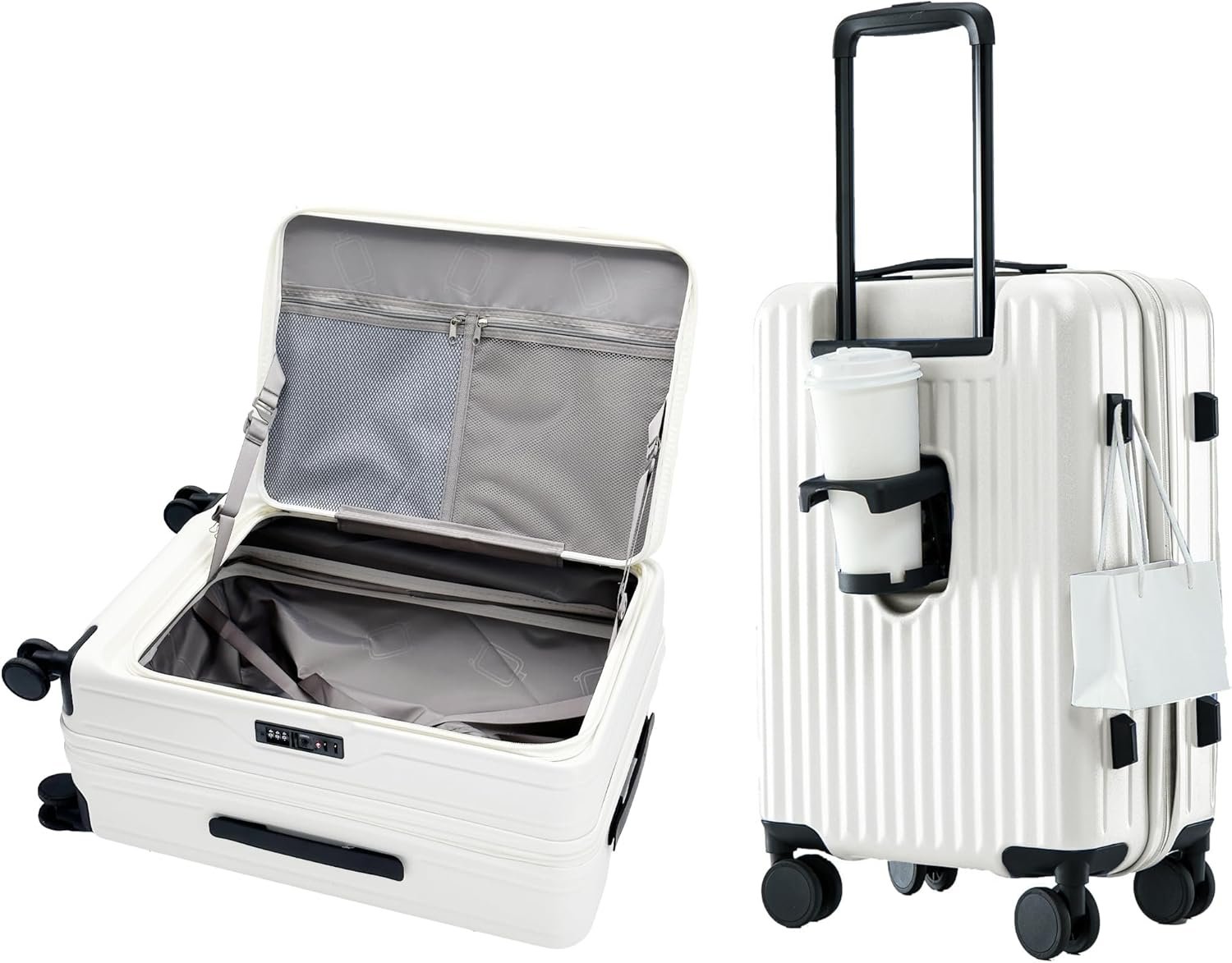 Expandable suitcase