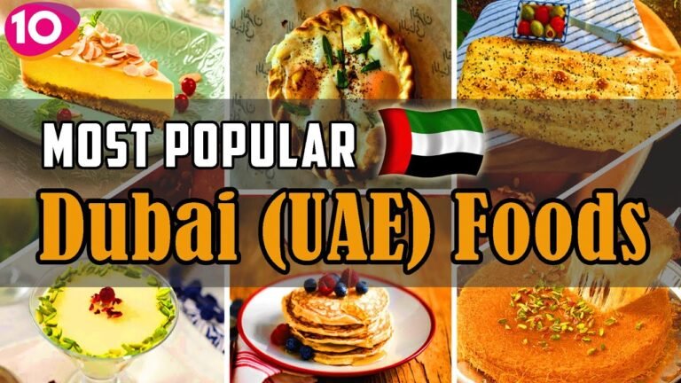 Incredible Top 10 Most Popular Dubai (UAE) Foods || Dubai Street Foods ||  Traditional Dub...