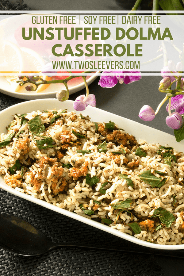 Instant Pot Dolmas Recipe | Unstuffed Dolma Casserole