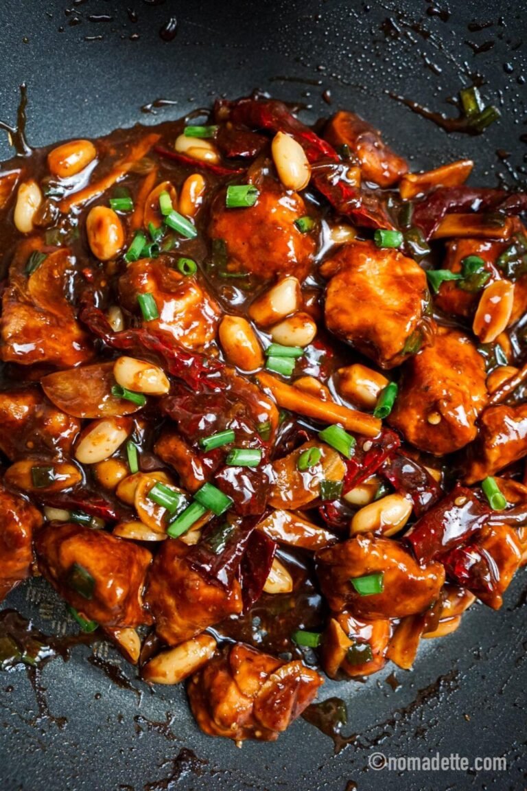 Kung Pao Chicken (improved recipe!) - Nomadette