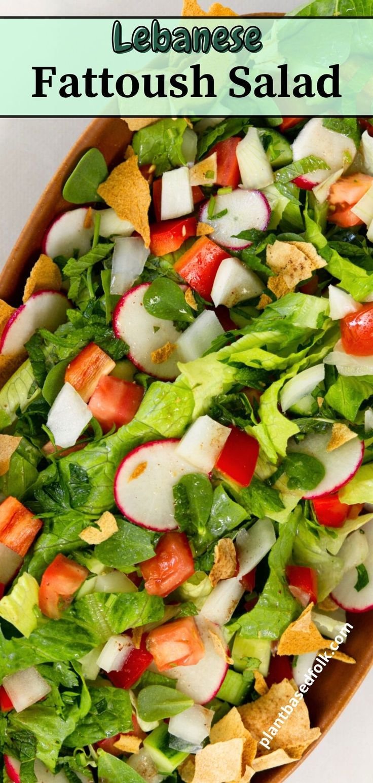 Lebanese Fattoush Salad