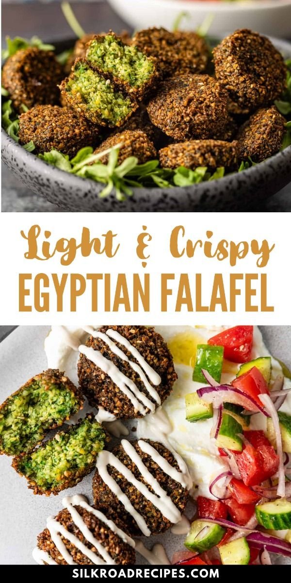 Light & Crispy Egyptian Falafel
