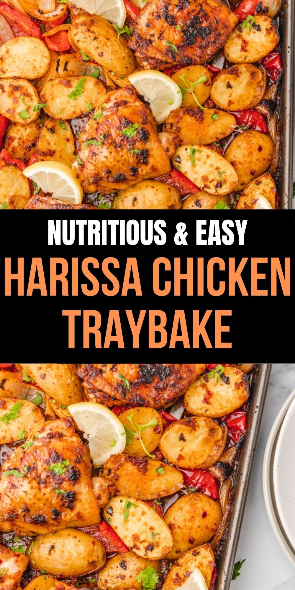 Nutritious & Easy Harissa Chicken Traybake
