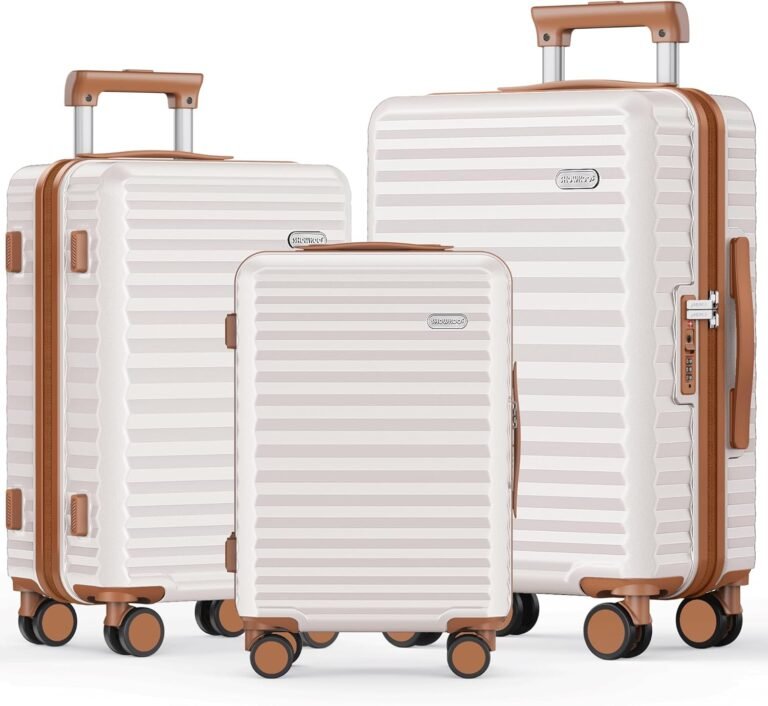 Luggage set with spinner wheels