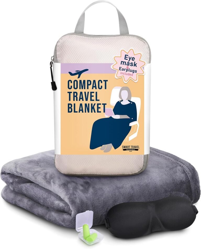 Travel blanket for airplane