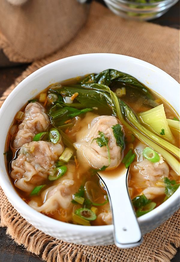 The Best Chicken Wonton Soup
