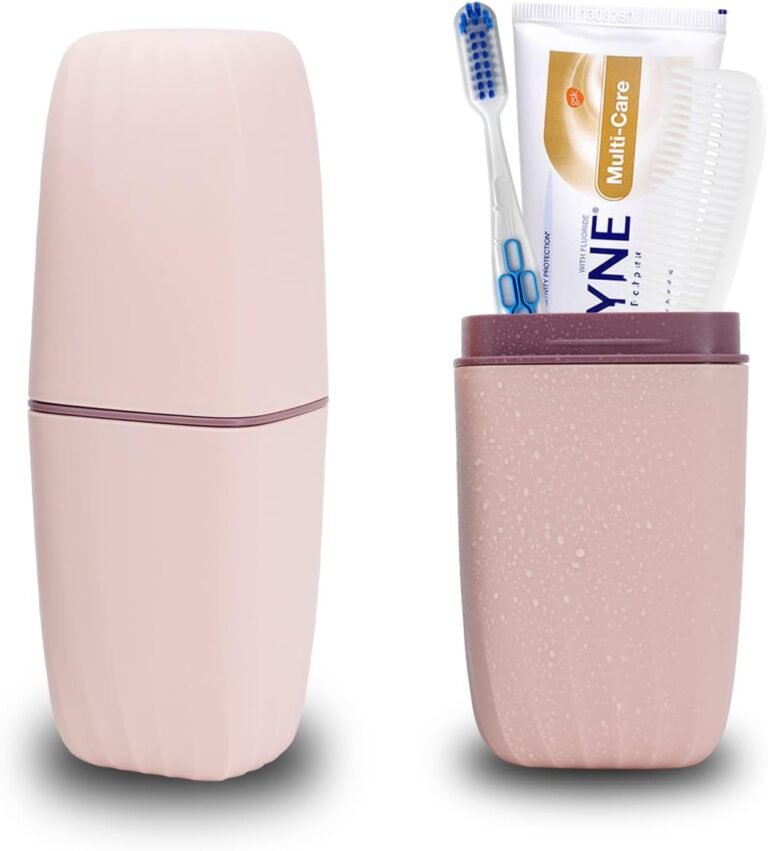 Portable toothbrush and case