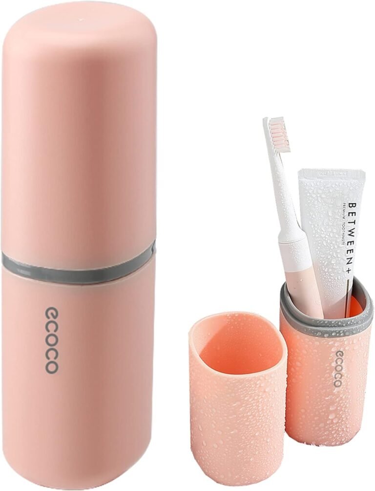 Portable toothbrush and case