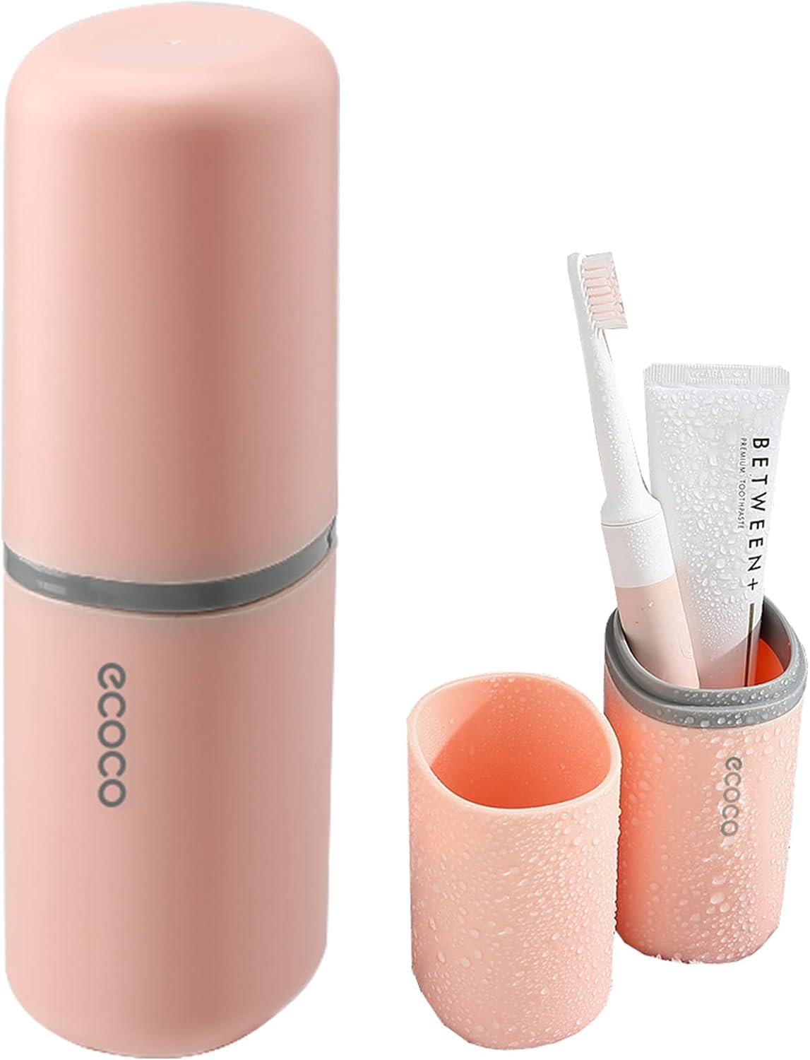 Portable toothbrush and case
