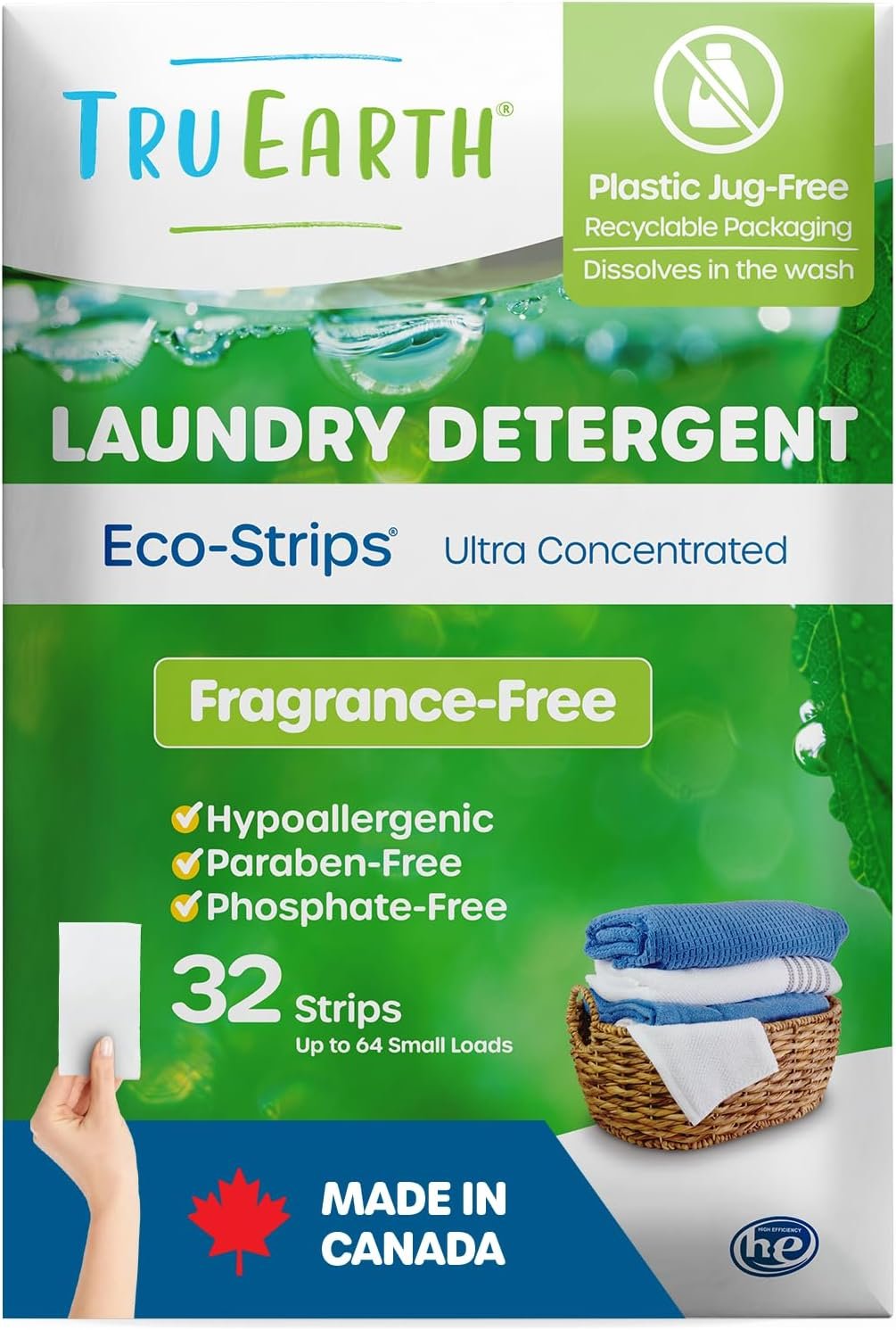 Travel-sized laundry detergent