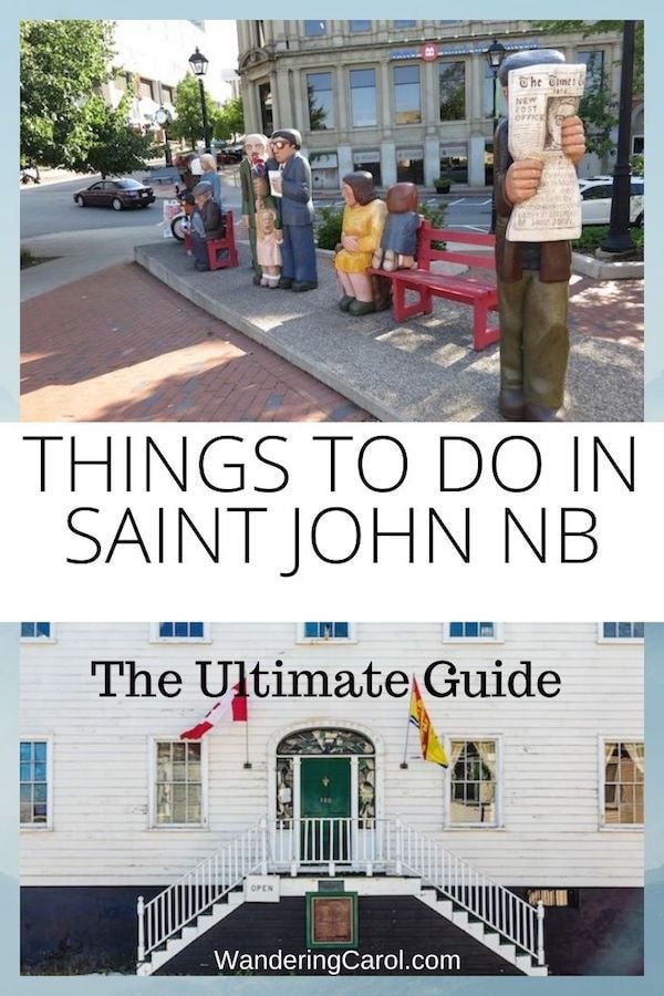 Visiting St John, New Brunswick