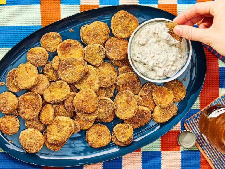 What's Better Than Fried Pickles? These Fried Pickles Dipped in Bacon-Ranch
