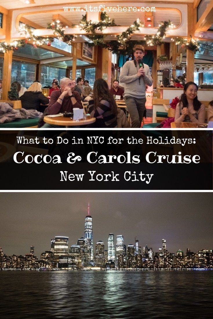 Why Classic Harbor Line's Cocoa and Carols Cruise Is The Perfect NYC Holiday Experience - It's Five O'Clock Here