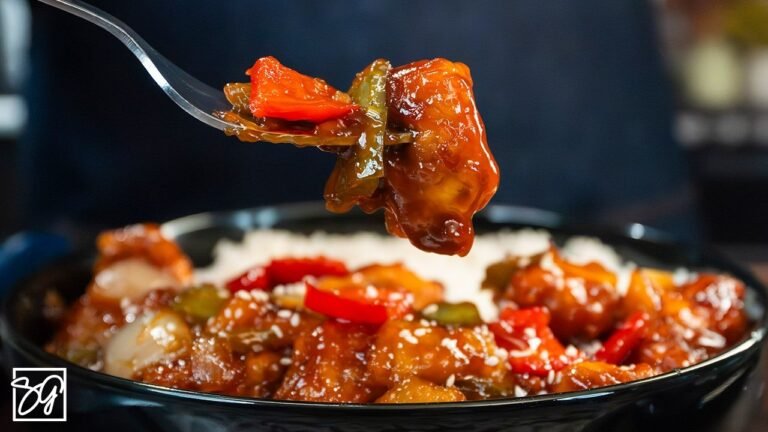 Chinese Food Sweet and Sour Chicken