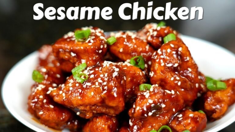 Chinese Food Sesame Chicken