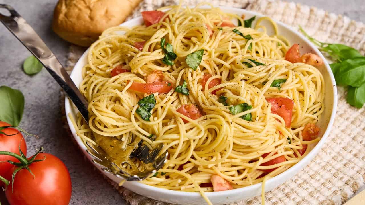 15 Minute Italian Garden Pasta