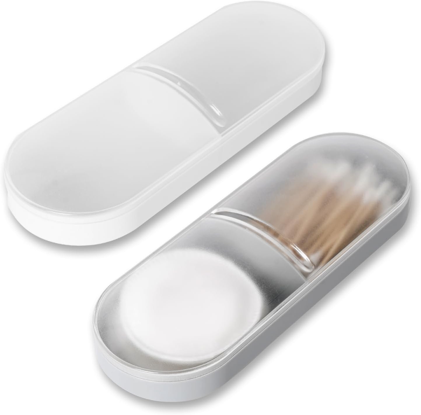 Cotton swabs and pads travel pack