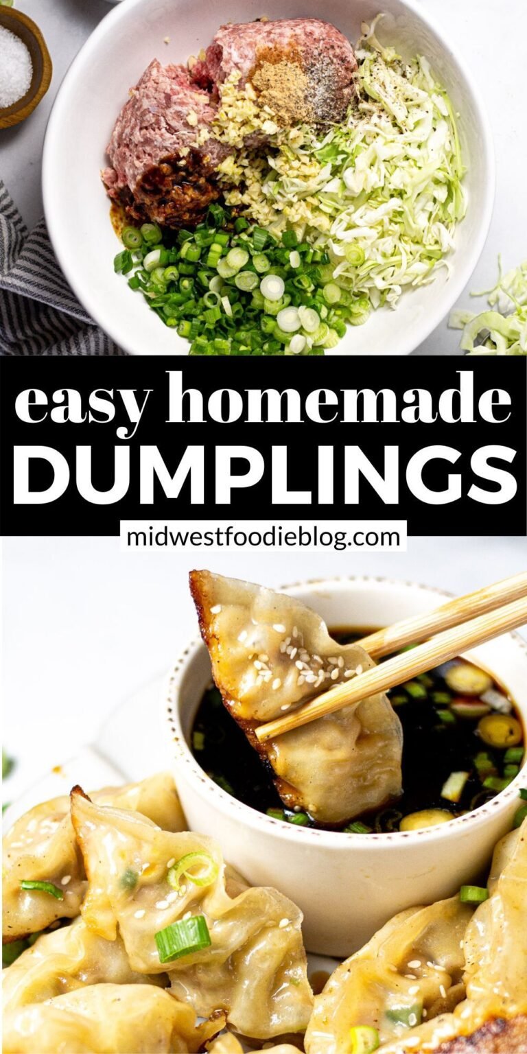 30 Minute Pork Dumplings