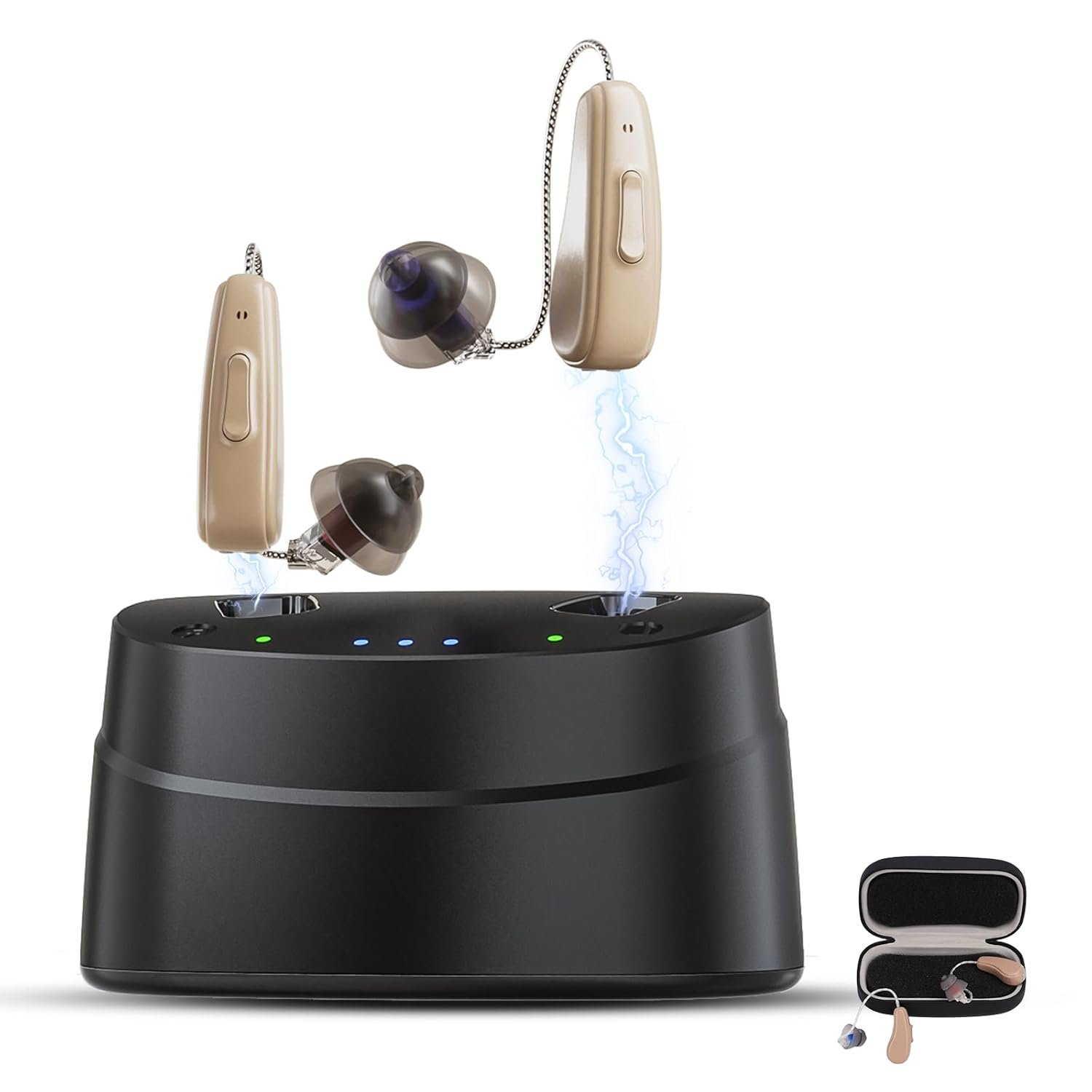 Hearing Aids, Hearing Aids for Seniors, Rechargeable Hearing...