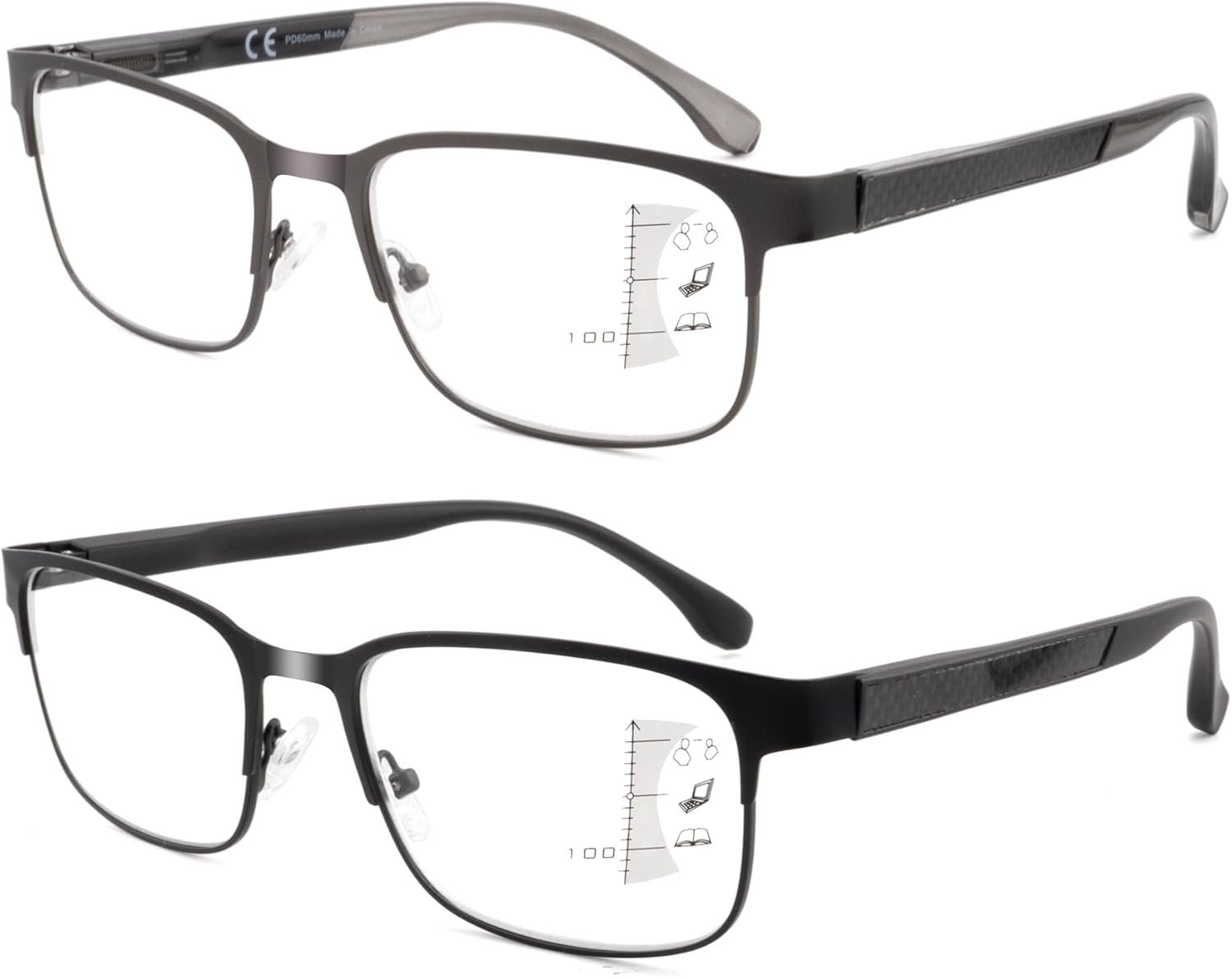 progressive reading glasses men