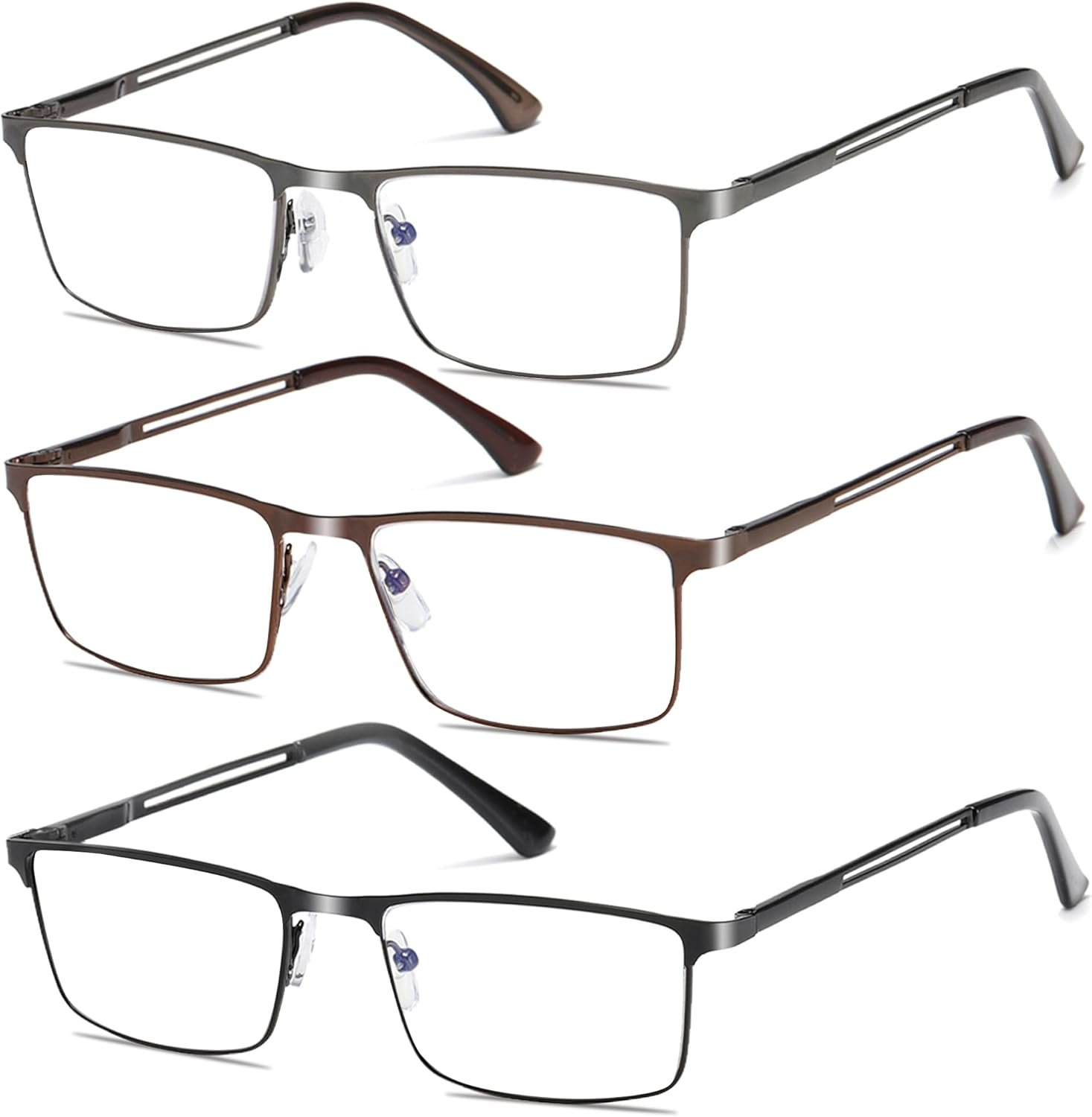 reading glasses with spring hinges